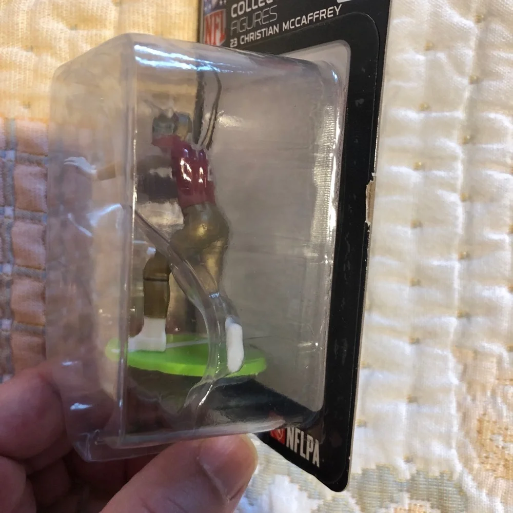 NFL Excite Series 1 Collectible 2.5" Mini Figure CHRISTIAN MCCAFFREY - NEW - Picture 6 of 6
